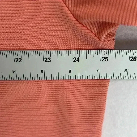 Cubavera Men’s Polo Shirt XXL Peach 100% Polyester Textured Knit Casual Like New - Picture 8 of 8